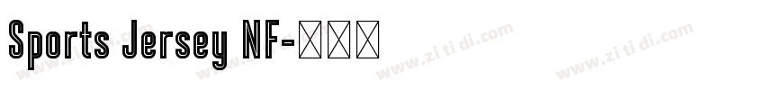 Sports Jersey NF字体转换